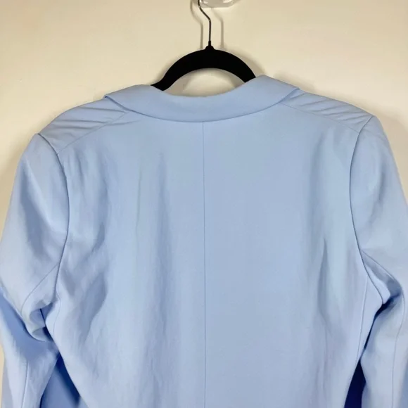 Everlane Light Blue Double Breasted Career Relaxed Fit Blazer Size 6 - Picture 8 of 16